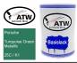 Preview: Porsche, Turquoise Green Metallic, 25C / K1: 500ml Lackdose, von ATW Autoteile West.